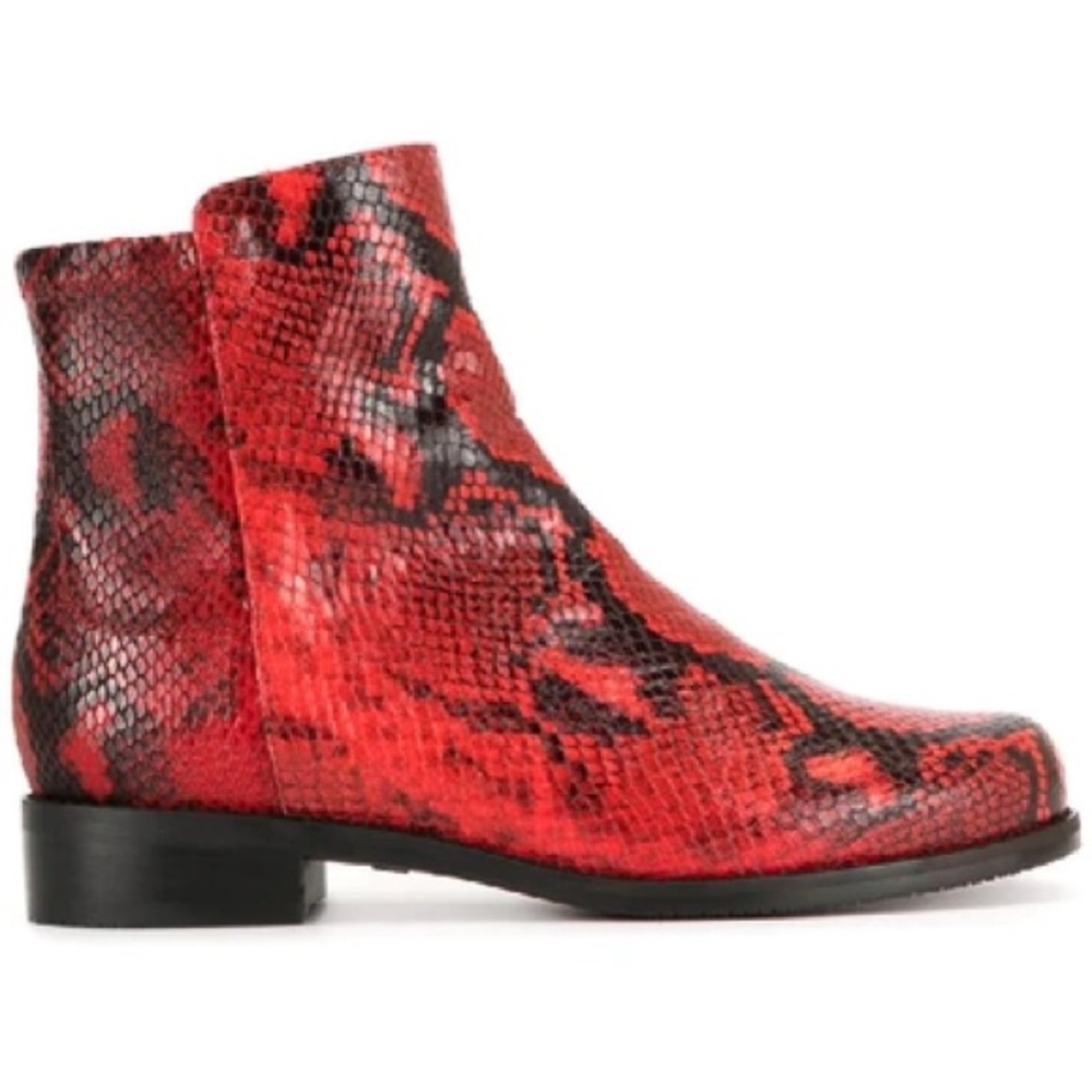 Stuart Weitzman Easy On Reverse Python Embossed L… - image 1